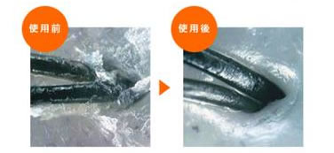 ケアナケア ジェット水流頭皮洗浄器　使用前使用後比較写真